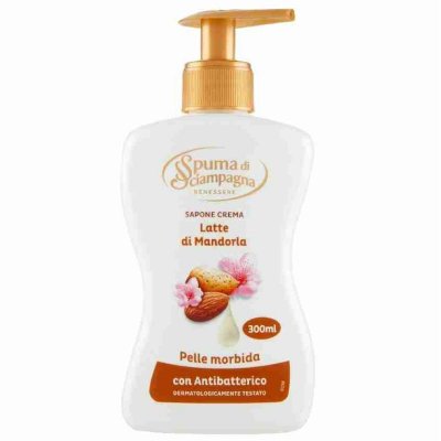 Spuma di Sciampagna Benessere Sapone Crema Latte di Mandorla 300 (saponeliqmandorlaspumadisciampagna300ml.jpg)